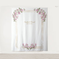 Charming Magnolia Bloom Photo Booth Wedding