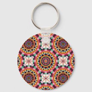 Charming Mandala Pattern Keychain