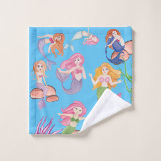 Charming Mermaids Adventure -  Wash Cloth