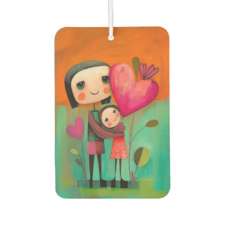 Charming Mother & Daughter Painting Air Freshener
