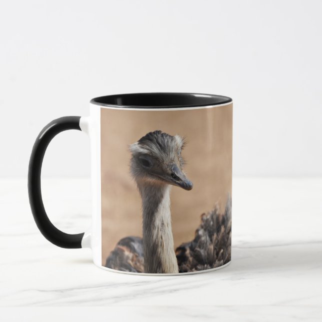 Charming ostrich mug (Left)