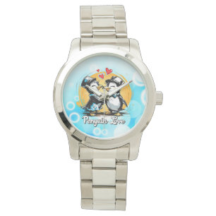 Charming Penguin Couple Watch