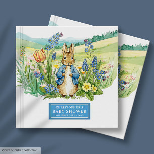 Charming Peter Rabbit Baby shower Livre d'invité B