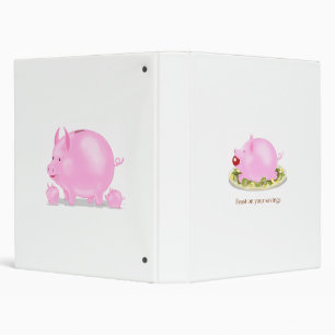 Charming Piggy Banks Binder