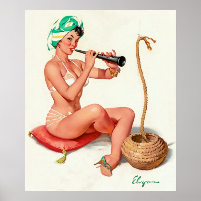 Charming Pin Up Poster (Front)