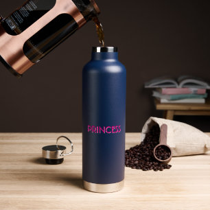 Charming Princess Navy Hydration Crafted Drinkware Water Bottle