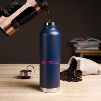 Charming Princess Navy Hydration Crafted Drinkware Water Bottle