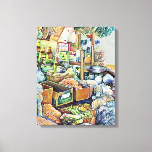 Charming Promises Of A Fine Tekka Centre Singapore Canvas Print
