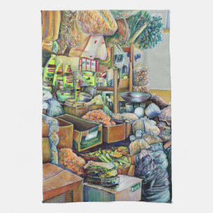 Charming Promises of a Fine Tekka Centre Singapore Kitchen Towel