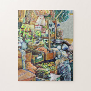 Charming Promises of fine Tekka Centre, Singapore Jigsaw Puzzle
