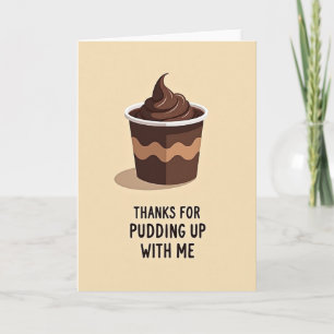 Charming Pudding Mothers Day Card