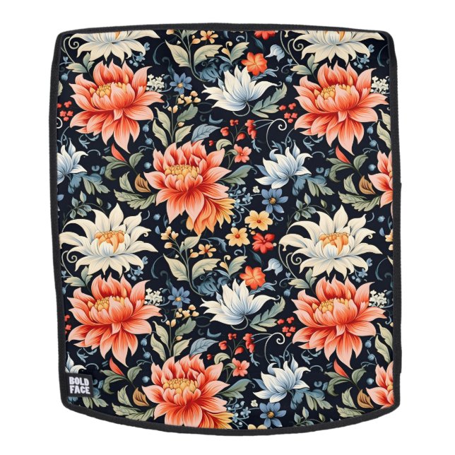 Charming Ranya Floral Pattern-65293 Backpack (Removable Face)
