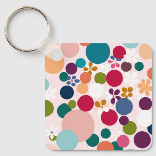Charming retro keychain