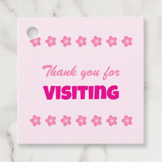 Charming Sakura Bunny Favour Tags
