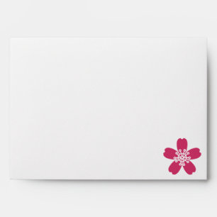 Charming Sakura in Raspberry Envelopes