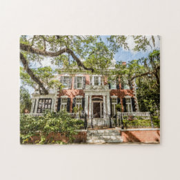 Charming Savannah Mansion Souvenir Puzzle