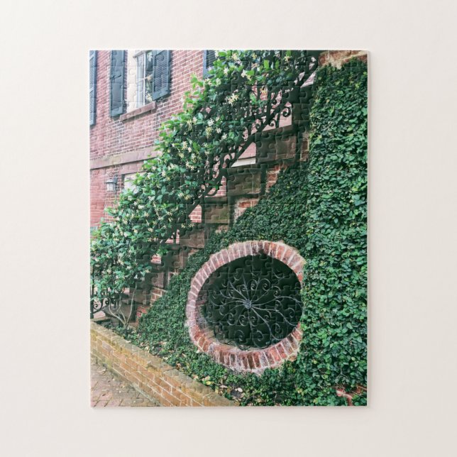 Charming Savannah Staircase Jigsaw Puzzle (Vertical)