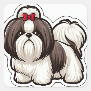 Charming Shih Tzu Sticker