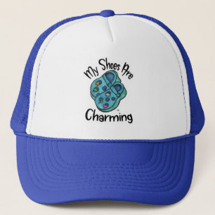 Charming Shoes Collectible Cartoon Fun Slogan Trucker Hat