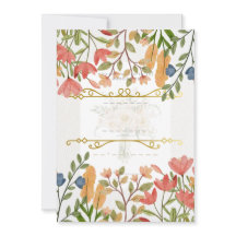 Charming Simplicity Wedding Invitation