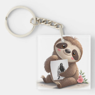 Charming Sloth Keychain