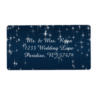 Charming Star Struck Mariage bleu marine