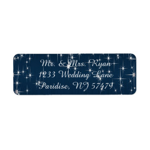 Charming Star Struck Mariage bleu marine