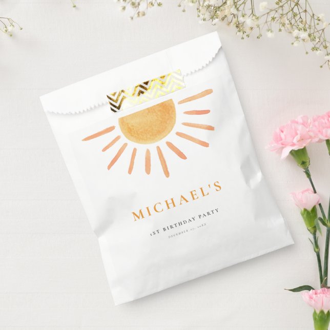 Charming Sun Birthday  Favour Bag (Sealed)