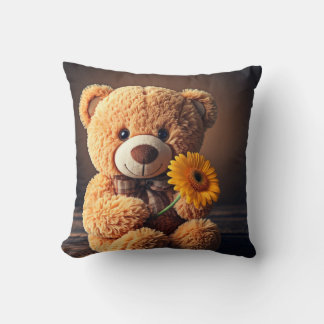 Charming Teddy bear Coussin imprimé