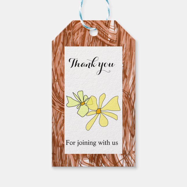Charming Thank You Tag (Front)