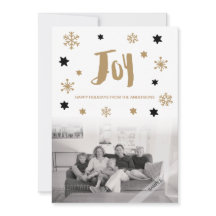 Charming Trendy Joy Holiday Photo