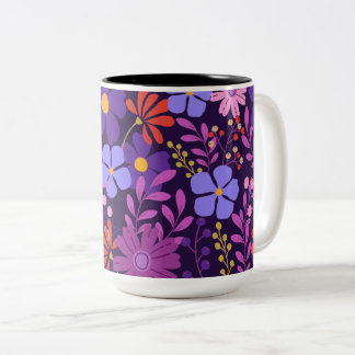 Charming Tropical Two-Tone Coffee Mug