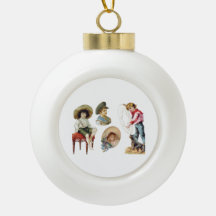 Charming Victorian Children and Dog Collage