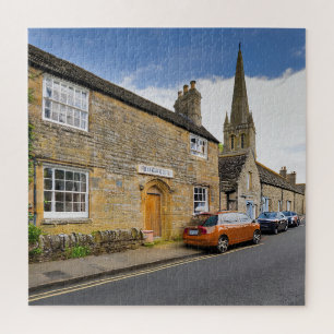 Charming Village Serenity Jigsaw Puzzle
