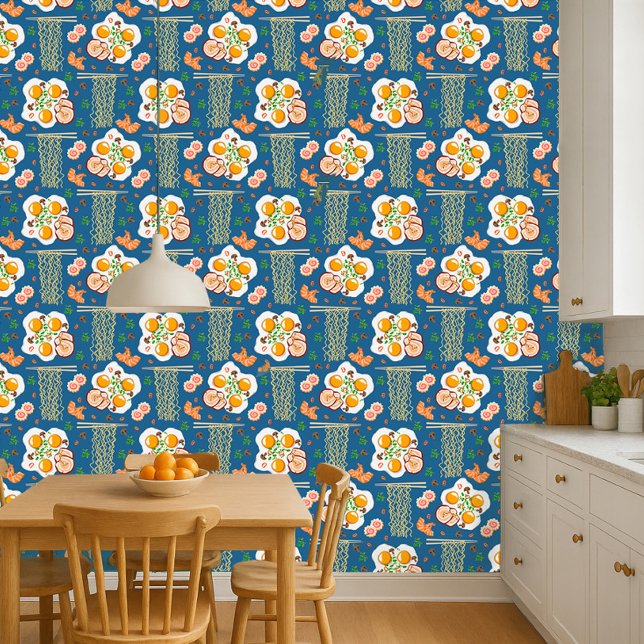 Charming Vintage Food Motif Wallpaper (Creator Uploaded)