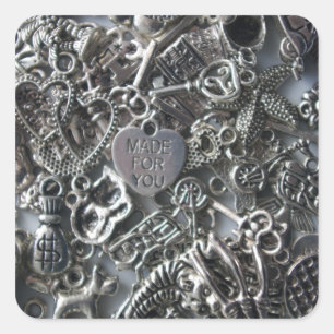charms square sticker