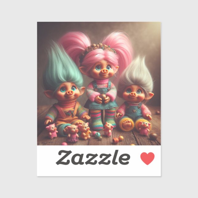 CharmTrolls: Stylish Phone Companions (Sheet)