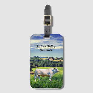 Charolais Bull     Luggage Tag