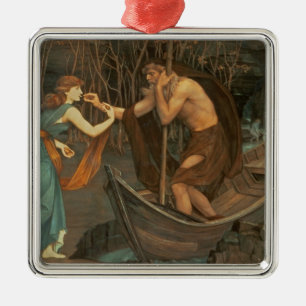 Charon and Psyche Metal Ornament