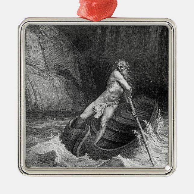 Charon, the Ferryman of Hell Metal Ornament (Front)