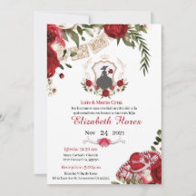 Charra Burgundy Red, Charro Invitation Occidentale