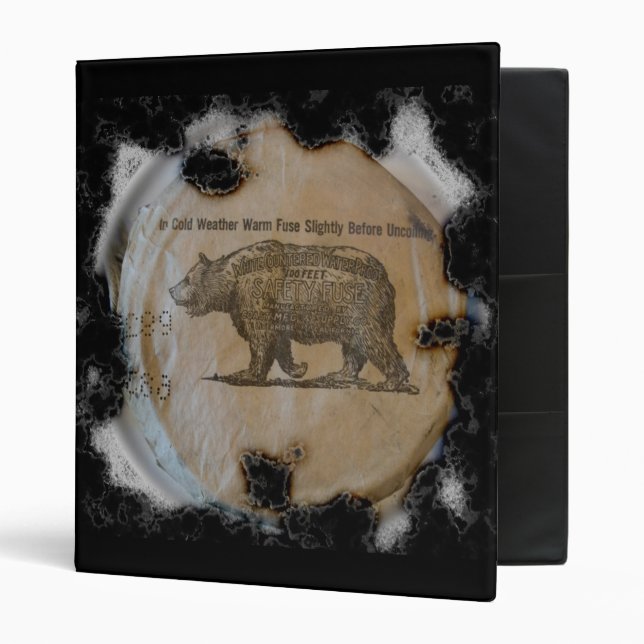 Charred Edge Bodie Fuse Black BG Binder (Front/Inside)