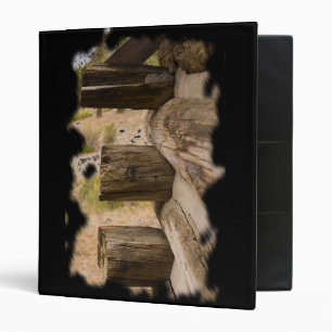 Charred Edge Cabin Black BG Binder