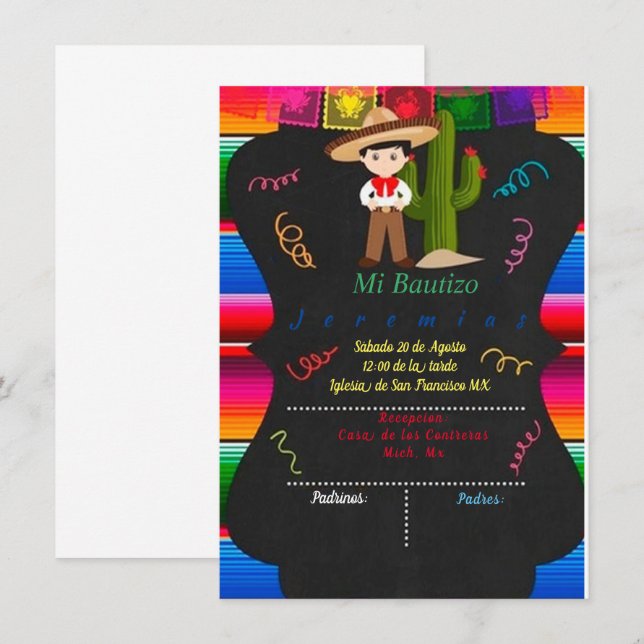 CHARRO BAUTIZO (Front/Back)