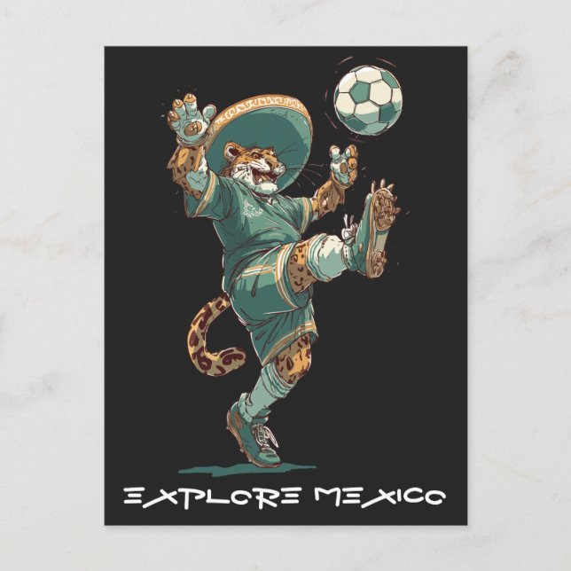 Charro Jaguar Striker Postcard (Front)