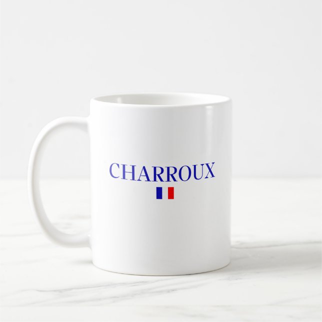 CHARROUX France Coffee Mug (Left)