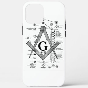 Chart of Masonic Degrees iPhone 12 Pro Max Case