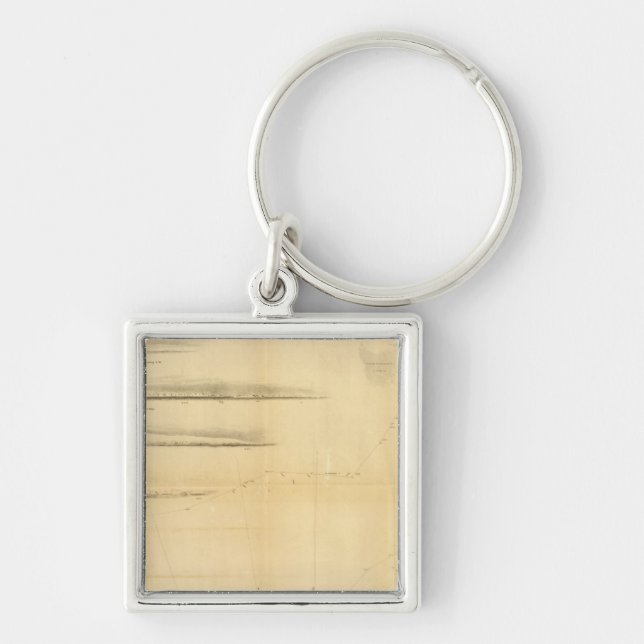 Chart of the Antarctic Continent Keychain (Front)