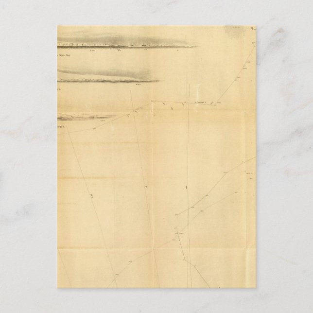 Chart of the Antarctic Continent Postcard (Front)