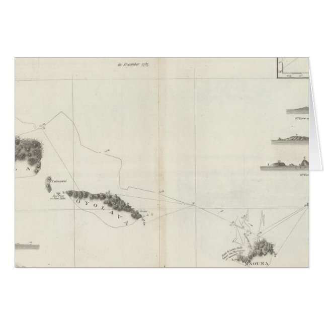 Chart of the Archipelago of Navigators Samoa (Front Horizontal)